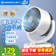 艾美特（AIRMATE）空氣循環(huán)扇家用節能小型落地大風(fēng)力電風(fēng)扇桌面小風(fēng)扇宿舍臥室臺式安靜輕音搖頭柔風(fēng)風(fēng)寶電扇 X28