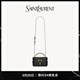 YSL圣羅蘭 女士GABY VANITY BAG 羊皮革肩帶手拿包 黑色 U