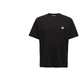 高田賢三（KENZO）男士圓領(lǐng)小虎頭刺繡短袖T恤FF5 5TS527 4SG 99J 黑色 L