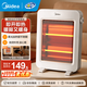 美的（Midea）小太陽(yáng)取暖器電暖器暖風(fēng)機電熱取暖器 烤火爐遠紅外暖風(fēng)取暖爐迷你家用臺式辦公室 速熱暖手寶暖腳 【旋鈕2檔調溫】速熱不刺眼