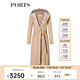 PORTS寶姿秋冬新品女裝長(cháng)袖中長(cháng)大衣LN9C328NFW049【下架】 CAME1 M (6)