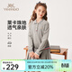 英氏（YEEHOO）兒童裙子女童連衣裙春季時(shí)尚休閑學(xué)院風(fēng)百褶裙春裝新款中大童裝 裙擺學(xué)院花灰 160