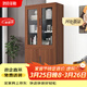 洛克菲勒文件柜鋼制辦公柜鐵皮柜仿木紋書(shū)籍柜資料儲物檔案柜深櫻桃大器械