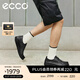 愛(ài)步（ECCO）樂(lè )福鞋 夏季時(shí)尚舒適袋鼠鞋男女同款牛皮休閑鞋增高 552504 黑色55250490000 39