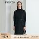 PORTS 女裝長(cháng)袖中長(cháng)連衣裙LL9D148LFF112 BLACK CHECK 4