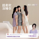 靜韻【徐璐同款 深睡70】超柔軟涼感睡衣女夏短袖假兩件家居服套裝