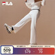 FILA 斐樂(lè )官方女士針織長(cháng)褲2026春季時(shí)尚簡(jiǎn)約基礎休閑YODAR褲微喇褲