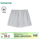 熱風(fēng)家居褲夏季新款男士簡(jiǎn)約梭織阿羅褲淺色棉感沙灘短褲 09灰色 L