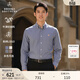 布克兄弟（BrooksBrothers）男士春夏牛津紡紐扣領(lǐng)logo休閑襯衫 4003-深牛仔藍 L