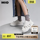MIO【宋亞軒同款】米奧小白休閑鞋厚底板鞋運動(dòng)情侶溶解女鞋男老爹鞋 白色 （李昀銳丁程鑫同款） 38