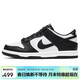 耐克NIKE女大童休閑板鞋 DUNK 運動(dòng)鞋CW1590-100白黑37.5