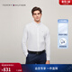 Tommy Hilfiger【牛津紡】26春夏新款男裝商務(wù)休閑修身簡(jiǎn)約長(cháng)袖襯衫外套 白色YCD S (推薦：120-130斤)