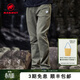 猛犸象（MAMMUT）Clion 男士戶(hù)外彈性防風(fēng)保暖松緊腰帶抓絨軟殼褲 蜥蜴綠色 L