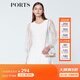 PORTS寶姿商場(chǎng)同款春夏新品女裝歐根紗拼接袖連衣裙SN8K251PKE004 米白 M