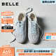 百麗（Belle）星空糖德訓鞋女26夏新款商場(chǎng)舒適薄底阿甘運動(dòng)休閑鞋F4H1DBM6預售 藍色 38