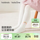 巴拉巴拉（BALABALA）【balaOne】巴拉巴拉兒童連褲襪子寶寶打底褲女童舞蹈襪甜美百搭 白色調00311 1-3歲