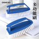 望社硬毛塑料刷子多功能家用縫隙刷洗廁所強力清潔神器超硬洗地板地毯 【超硬毛】1個(gè)（實(shí)心手柄）