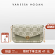 VANESSA HOGAN VH女包山茶花信封方包輕奢老花鏈條包斜挎單肩包生日禮物送女友 綠色