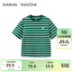 巴拉巴拉【balaOne】?jì)和绦鋞恤男童女童2026夏條紋速干親子