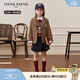 Teenie Weenie Kids小熊童裝男女童學(xué)院風(fēng)西裝夾克外套 米色 150 cm