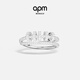 APM Monaco轉運鋯石戒指女簡(jiǎn)約食指戒指環(huán)時(shí)尚珠寶情侶 52