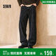 森馬（Semir）王安宇同款丨商場(chǎng)同款牛仔褲男25秋彎刀褲寬松褲子103525124108A