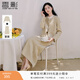 香影小香風(fēng)套裝女2026春新款一整套穿搭上衣半身裙法式兩件套早秋 米黃 M