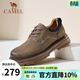 駱駝（CAMEL）男鞋秋冬季新款低幫馬丁大黃靴休閑戶(hù)外男士工裝鞋子 G15A076064 卡其 41