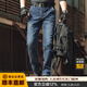 龍牙六代龍牙隱鋒者cordura戰術(shù)通勤修身/直筒牛仔褲加強版舒適戶(hù)外男 中藍色(直筒版) 38 175/96C（高175重165-180）