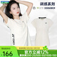 YONEX新品尤尼克斯羽毛球服短袖女運動(dòng)T恤透氣速干運動(dòng)上衣網(wǎng)球服 女款短袖215065 象牙白 L