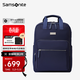 新秀麗（Samsonite）雙肩包電腦包女16英寸蘋(píng)果筆記本通勤背包大容量書(shū)包送女友藏藍色