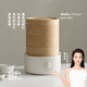 olayks立時(shí)【品牌直營(yíng)】竹籠電蒸鍋 竹木蒸籠蒸鍋 家用小型早餐機電蒸鍋竹籠多功能鍋 竹蒸籠蒸鍋 送食譜 4.2L 【純手工編制】三層18cm寬竹籠