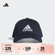 adidas經(jīng)典舒適運動(dòng)遮陽(yáng)棒球帽子男女阿迪達斯官方   傳奇墨水藍/白   OSFM