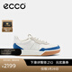愛(ài)步（ECCO）板鞋男 2026春季新款簡(jiǎn)約增高輕量舒適板鞋男鞋 街頭球鞋539814 寶石藍/白色/亮白色53981461571 41