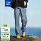 唐獅（TonLion）2025男基礎百搭直筒牛仔長(cháng)褲 復古藍/二批 L