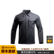 龍牙新款龍牙隱駟領(lǐng)工裝夾克修身休閑戰術(shù)通勤春秋輕薄外套 諜影灰 M 175/96A（140-160斤）