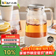 小熊（Bear）家用冷水壺 高硼硅玻璃杯 防燙硅膠底1.8L大容量涼水壺杯子啤酒杯