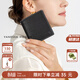 VANESSA HOGAN VH女包沐禾錢(qián)包植鞣牛皮簡(jiǎn)約多功能卡包輕便零錢(qián)包卡夾生日禮物 耀石黑（禮盒裝）