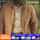 馬登工裝美式復古J141連帽夾克男加絨保暖棉衣春冬防風(fēng)男士棉服外套 卡其色 【棉襖男/衣服冬季/男外套冬季保暖/防寒服】 M