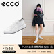 愛(ài)步（ECCO）板鞋女 增高厚底簡(jiǎn)約百搭平底鞋牛皮休閑鞋 街頭856813 HL 白色85681350874 39