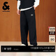 杰克·瓊斯（JACK&JONES） 男裝秋季休閑褲松緊紐扣腰頭多口袋字母裝飾長(cháng)褲褲子225314052