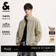 杰克·瓊斯（JACK&JONES） 男裝夾克時(shí)尚簡(jiǎn)約寬松插肩長(cháng)袖立領(lǐng)涼感防曬外套上衣226221024