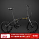 PHILLIPS折疊自行車(chē)鋁合金超輕便攜上班代步20寸變速免安裝男女式通勤單車(chē) BKF3 玻璃灰【免安裝】全國順豐 20英寸 禧瑪諾7速