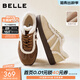 百麗（Belle）復古絨絨毛邊毛毛鞋女冬季新款加絨保暖休閑鞋B2841DM5 咖色 40 (250mm)
