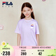 FILA【斐云棉】斐樂(lè )兒童短袖T恤2026夏季男女大小童上衣小貓T