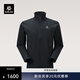 KAILAS凱樂(lè )石M8軟殼衣男戶(hù)外登山耐磨彈力透氣輕量防風(fēng)立領(lǐng)夾克外套春秋 玄青黑KG2619111 L