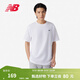 NEW BALANCE NB官方夏季男款運動(dòng)休閑百搭純色打底圓領(lǐng)上衣短袖T恤 WT MT41509 L