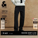 杰克·瓊斯（JACK&JONES）26年男裝春季新款松緊舒適日常寬松薄絨牛仔褲長(cháng)褲子226132137 A16深灰牛仔 常規 32 175 W32/L34