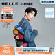 百麗（Belle）張凌赫同款方程式跑道賽車(chē)鞋德訓鞋新款女鞋休閑鞋E2L1DAM6預售 紅色【張凌赫同款】 38