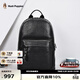 暇步士（Hush Puppies）男士雙肩包大容量電腦包14英寸休閑旅行包男學(xué)生書(shū)包鉚釘元素背包 黑色HA-2111028W-5720